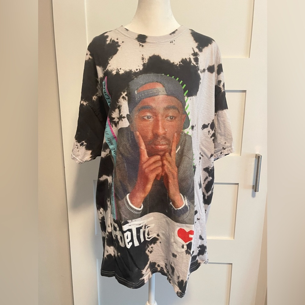 Chemistry 2Pac Poetic Justice Tie Dye Graphic Tee Size 3X